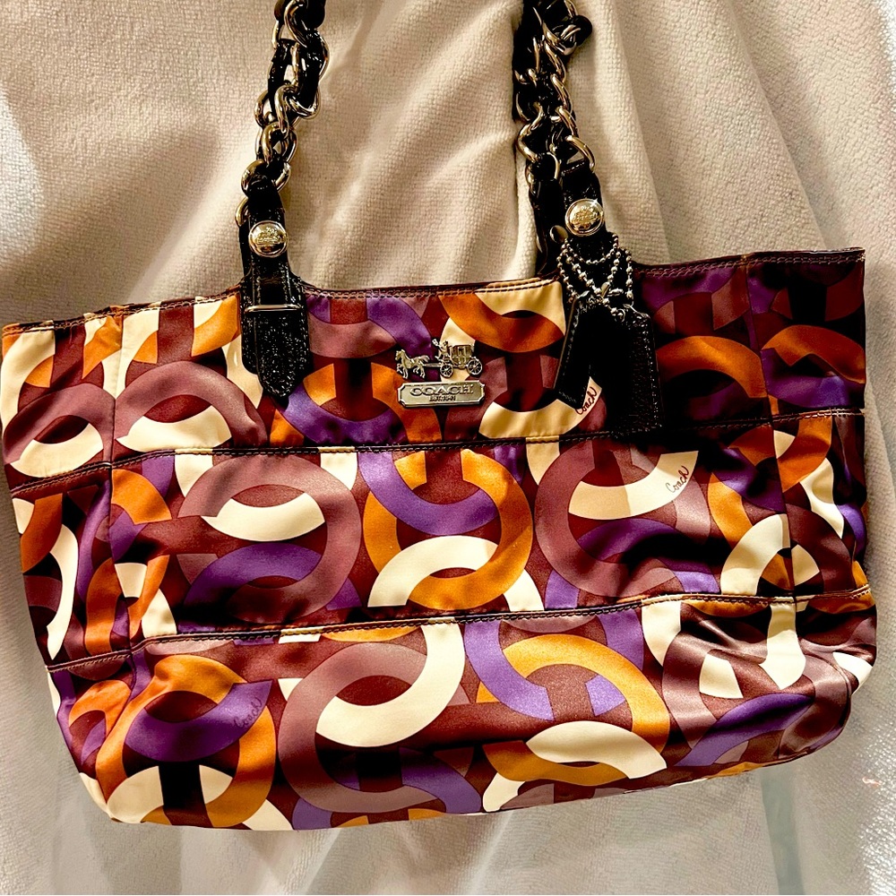 Coach Bag Madison Graphic East West Tote Satchel (15549)